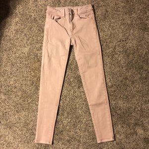 BABY PINK AE JEANS SIZE 2
